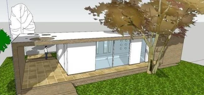 Sketchup Villa Model | Solo Villa, Modern Style