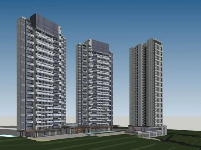 Sketchup Residential Model | High rise Residential Buildings, Modern Style, Residential Buildings