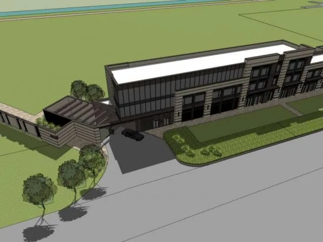 Sketchup Business Model | Multi story Commercial Street, Classical Style