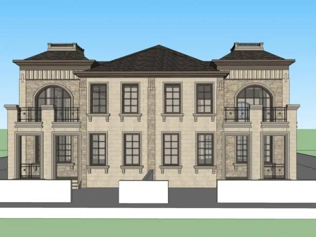 Sketchup Business Model | Clubhouse, Classical Style