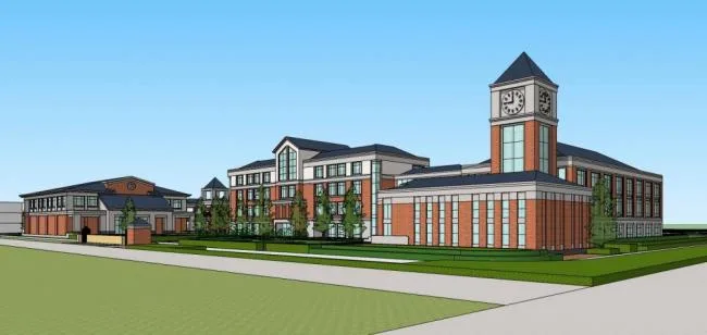 Sketchup School Model | Multi story School, Elementary School, European Style, Campus, Classical Style, Educational Architecture