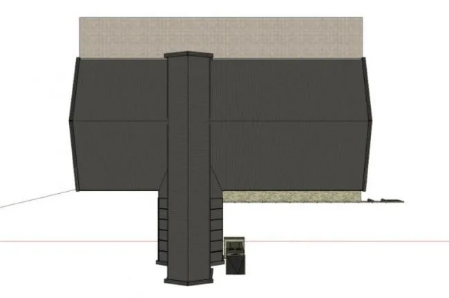 Sketchup Cultural Model | Multi story Church, Country Club, Cultural Architecture, Classical Style
