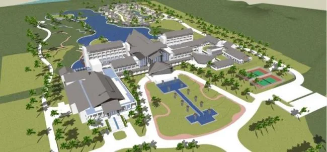Sketchup Hotel Model | Multi story Hotel, Chinese Style, Shenzhen Yinxiu Shanju Hotel