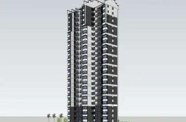 SketchUp Residential Models: Modern Chinese-Style High-Rise Buildings-BIM WORLD