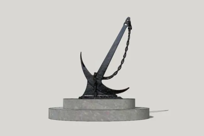 Modern Landscape Sculpture Materials for SketchUp Models