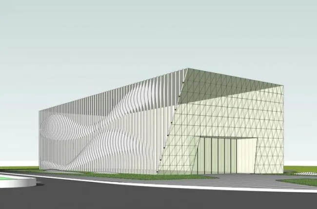 Sketchup Cultural Model | Multi story Park Architecture, Modern Style