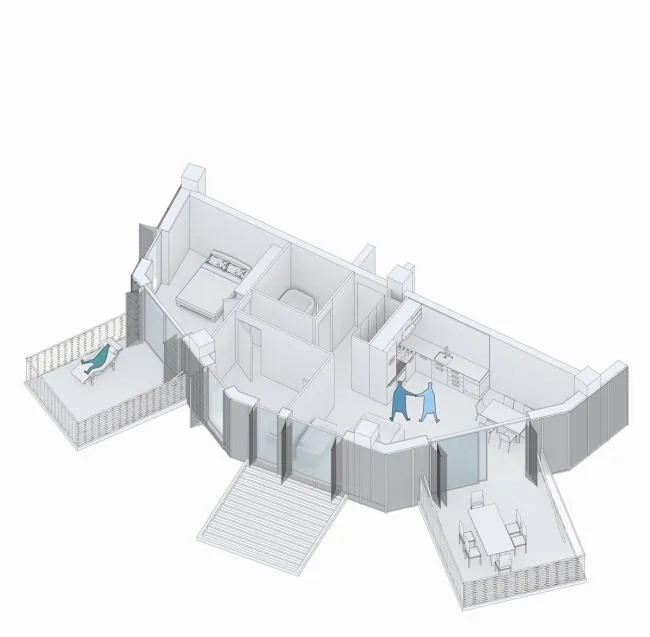 BIM Architecture | Scattered branches and leaves, towering white tree tower apartments/Fujimoto Shosuke, etc