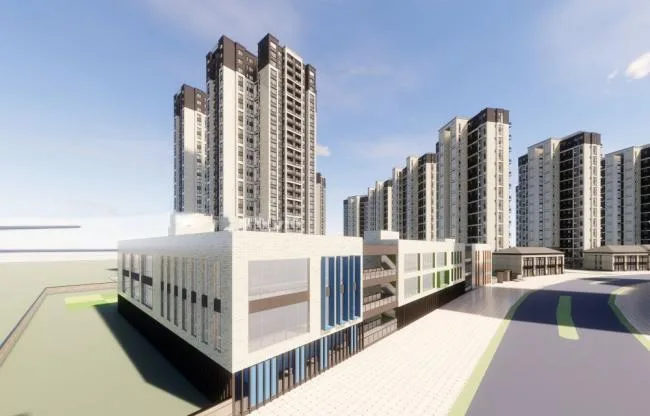 Sketchup Residential Model | Small and High rise Residential Buildings, Modern Style, Residential Architecture