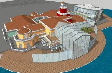 SketchUp Business Model: Jiulongshan Yacht Club Public Building Featuring Spanish and European Commercial Architecture-BIM WORLD