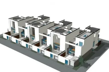 SketchUp Villa Model | Modern Chinese-Style Row Houses-BIM WORLD