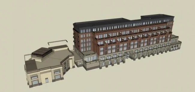 Sketchup Villa Model | Row Villa, French Style, Classical Style