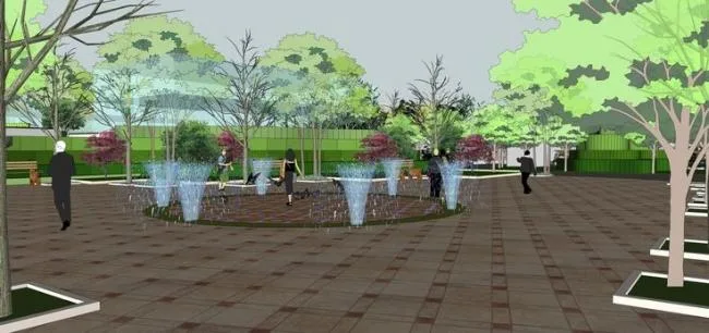 Sketchup Residential Model | Multi story High rise Hybrid, Apartment Building, Residential Building, Modern Style, Residential Landscape