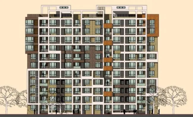 Sketchup Residential Model | High rise Residential Buildings, Modern Style