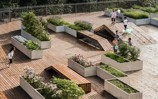 BIM Architecture | A touch of greenery in the city: Planting Platform and Experience Hall/Ink Photography Architectural Design Firm