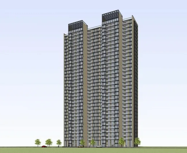 Modern High-Rise Residential Building Models in SketchUp