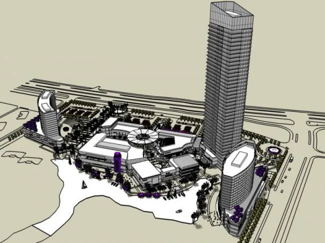 Sketchup Complex Model | Super High rise Urban Complex, Office, Hotel, Residential, Modern Style