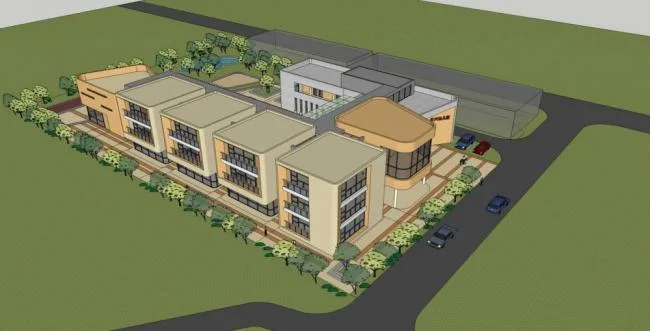 Sketchup School Model | Multi story Kindergarten, Modern Style, Educational Architecture