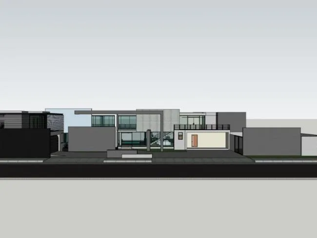 Sketchup Villa Model | Solo Villa, Modern Style