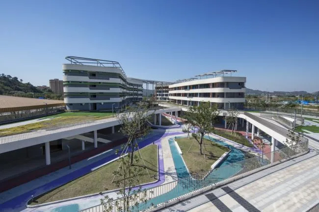 BIM Architecture | The 'White Egret' in front of Xisai Mountain: Shanghai Jiao Tong New Year Education Group (Huzhou) Paddington Bilingual School/Conceptual Design