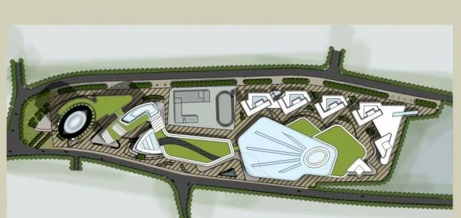 Sketchup Complex Model | High rise Complex Planning, Office, Hotel, Commercial and Financial District, Modern Style
