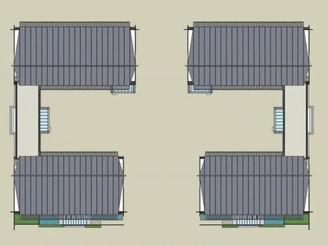 Sketchup Cultural Model | Multi story Elderly Cadre Activity Center, Cultural Architecture, Chinese Style