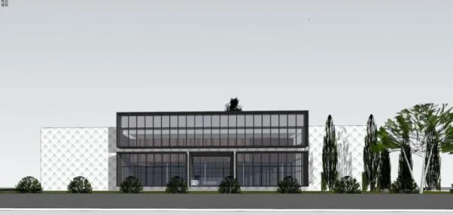 Sketchup Business Model | Sales Office, Modern Style