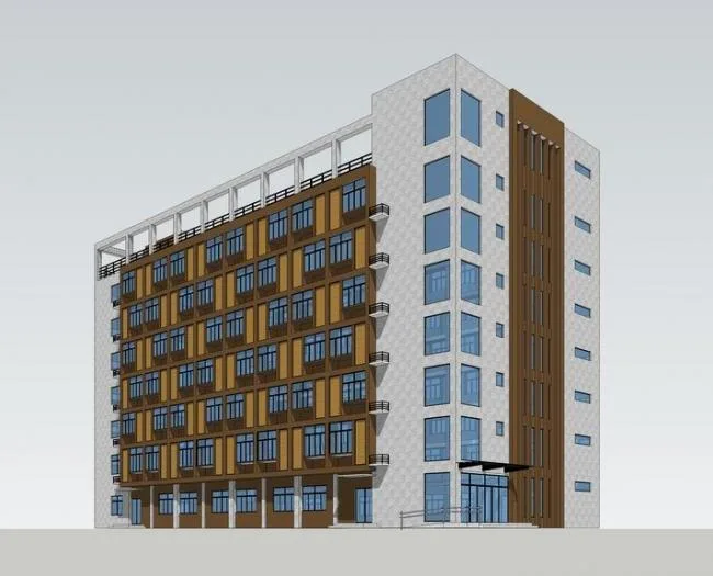 Sketchu Industrial Building | Multi story factory, factory area, office building, industrial building