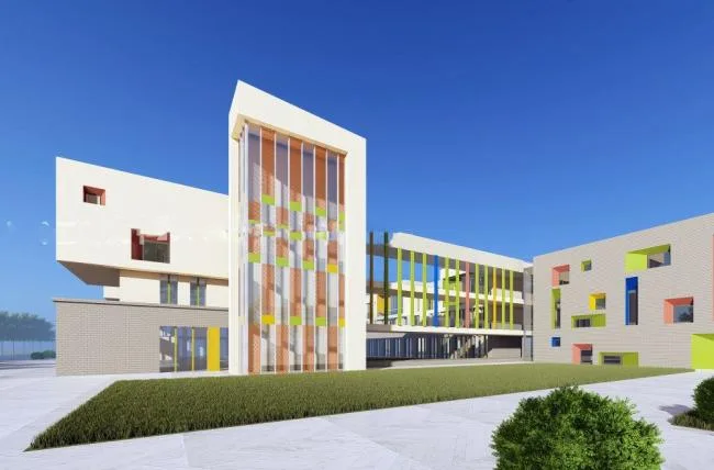 Sketchup School Model | Multi story Kindergarten, Modern Style, Educational Architecture