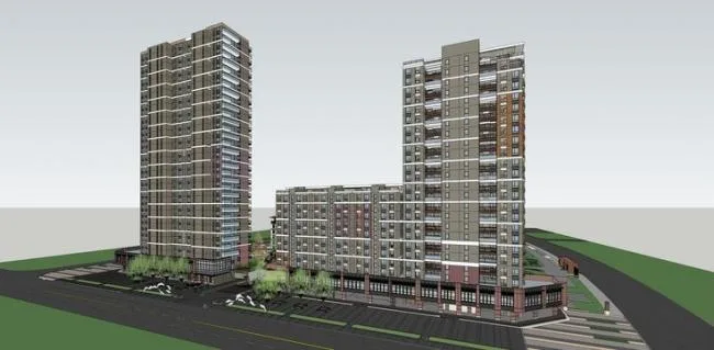 Vanke Puyue Bay: Modern High-Rise Residential SketchUp Model