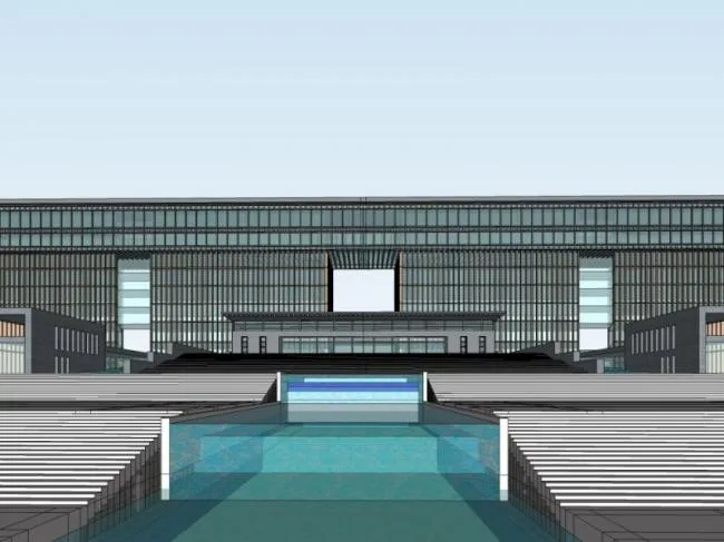 Sketchup Office Model | Multi story Office Building, Modern Style
