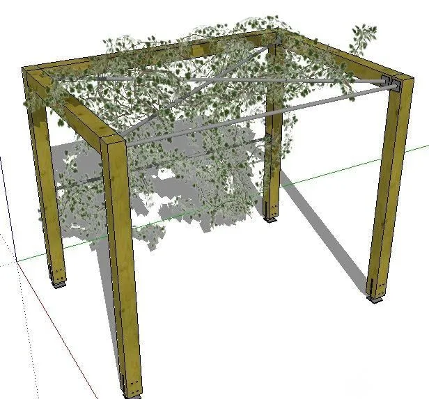 Sketchup Material Model | Landscape Flower Frame Model Material Component