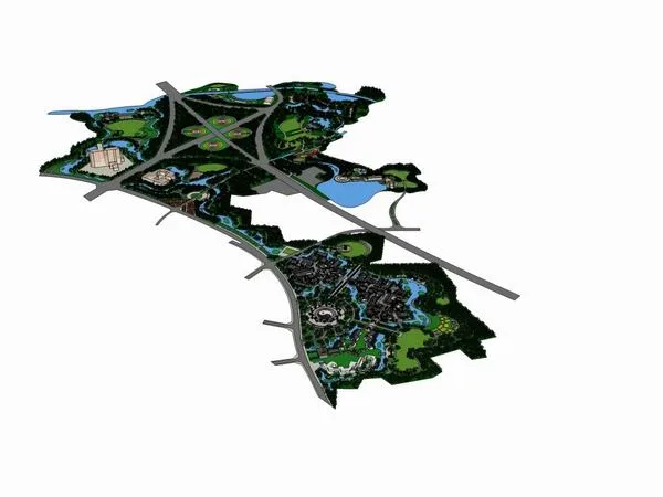 Sketchup Planning Model | Residential Planning, Residential Planning, Classical Style