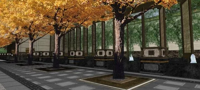 SketchUp Business Model: Multi-Story Sales Office in Modern Chinese Style
