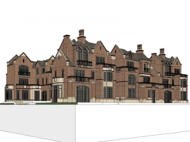 Sketchup Villa Model | Townhouse, Classical Style