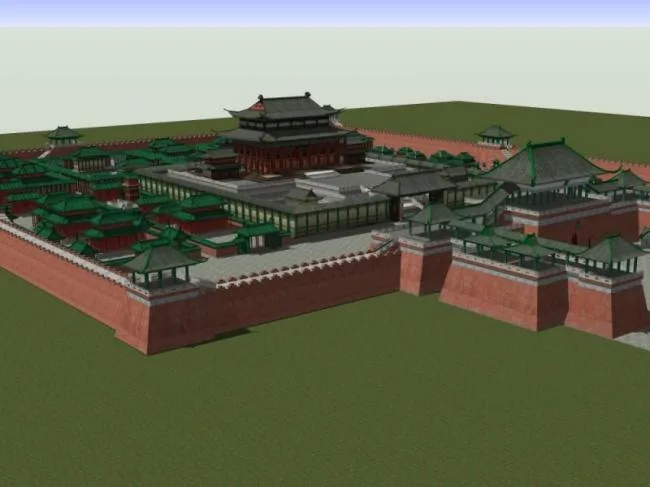 Sketchup Ancient Architecture Model | Multi story Palace, Chinese Style, Ancient Architecture