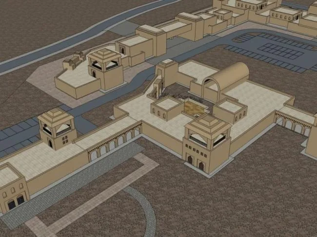 Sketchup Business Model | Commercial Street, Classical Style