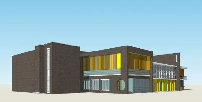Sketchup School Model | Kindergarten, School, Educational Architecture, Modern Style
