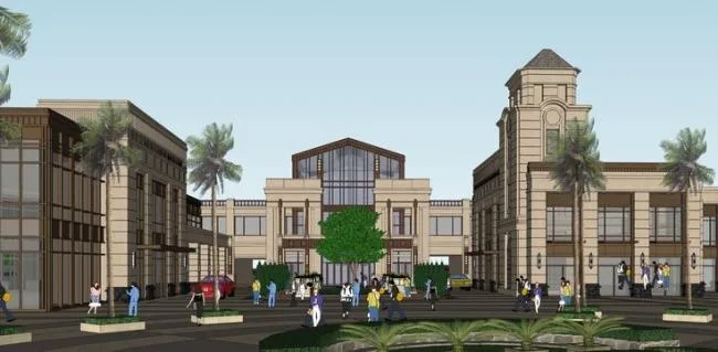 Sketchup Business Model | Street side Commerce, Classical Style, European Style