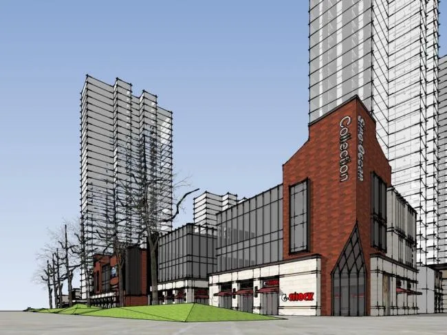 Sketchup Complex Model | Commercial Complex, Modern Style