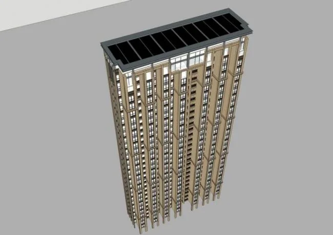 Sketchup Residential Model | High rise Apartment, Modern Style, Residential Building
