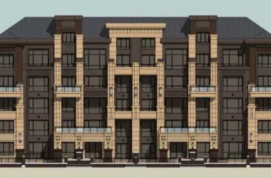 Classical Multi-Story Residential SketchUp Model-BIM WORLD