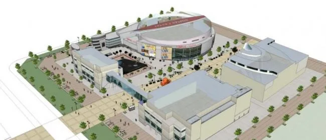 SketchUp Business Model: Modern Multi-Story Commercial Building Design