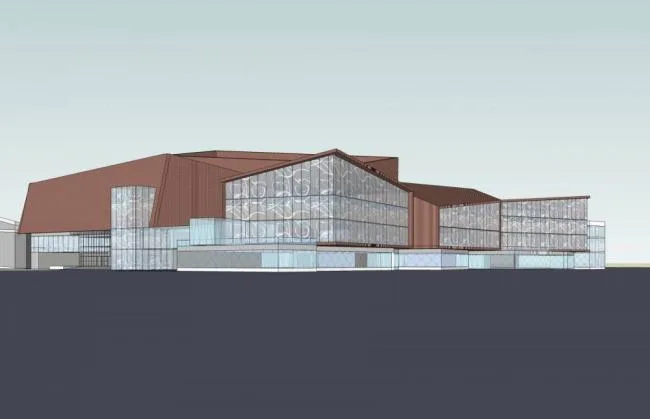 Sketchup Cultural Model | Grand Theater, Cinema, Multi story, Modern Style, Cultural Architecture