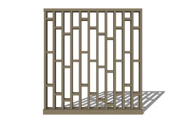 SketchUp Material Model: Chinese Iron Gate Components and Textures