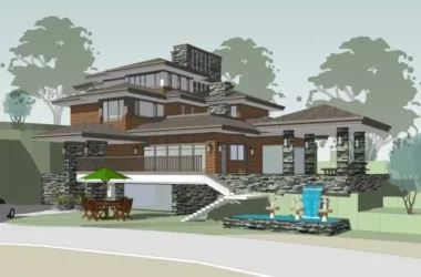 SketchUp Villa Models: Mountain Retreats Inspired by Chinese and Grassland Styles-BIM WORLD