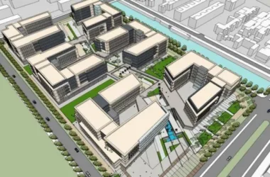 Modern Multi-Story Residential Building Model in SketchUp-BIM WORLD