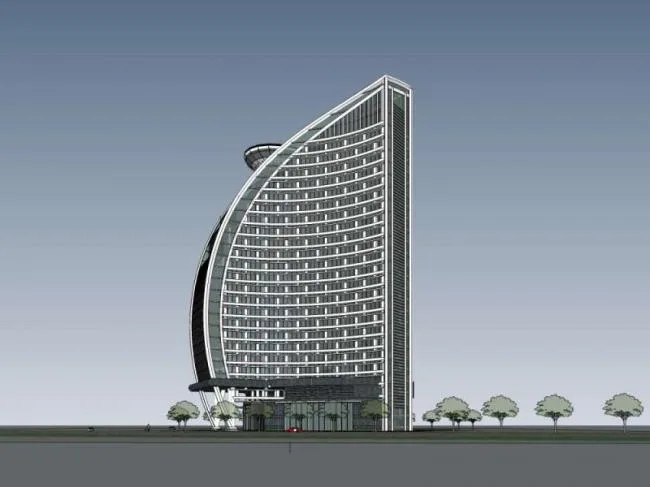 Sketchup Office Model | High rise Office Building, Modern Style