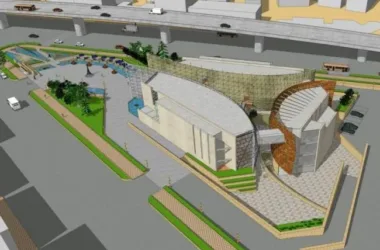 SketchUp Cultural Model of Wuhan City Intention Museum: Modern Multi-Story Exhibition Center-BIM WORLD