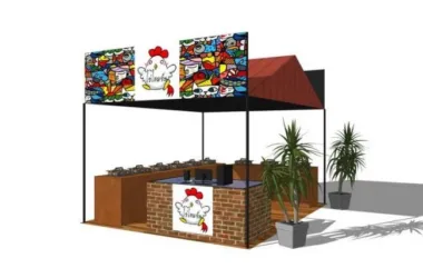 Modern SketchUp Models: Pavilion and Convenience Store Designs-BIM WORLD