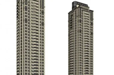 SketchUp Residential Models: European Classical High-Rise Buildings and Clubhouses-BIM WORLD